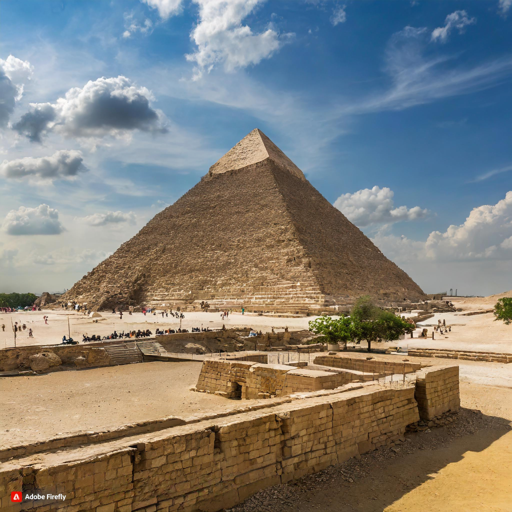 Pyramid of Giza in Egpyt